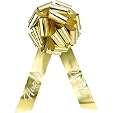 Happy Birthday 14 Inch Big Bow,1Pcs Giant Bow for Present,Big Gift Bow for Appliances,Bikes,Table Decorations and Party Events Decoration (Gold)