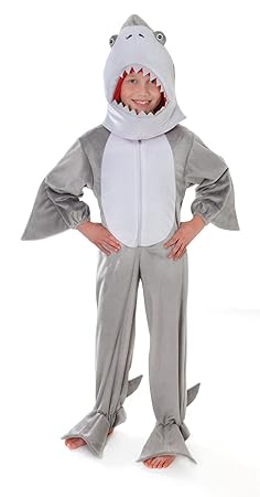 Bristol Novelty CC052 Hai Kostüm mit großem Kopf