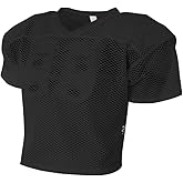 Youth Black XS Football Poly/Mesh All Porthole Practice Jersey