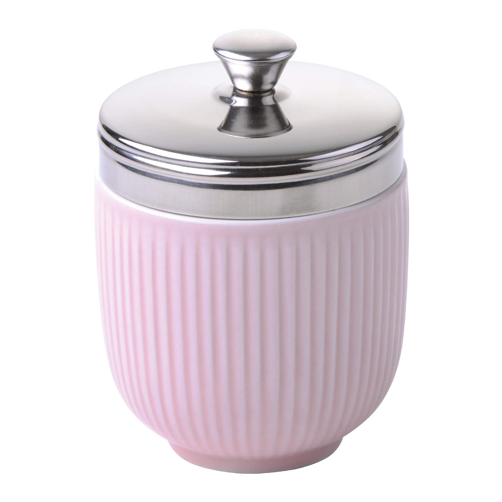 BIA Fluted Egg Coddler Celadon Pink