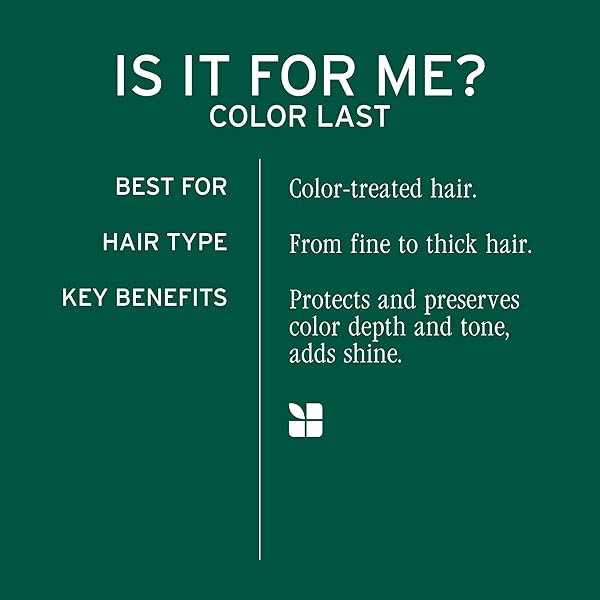 BIOLAGE COLOR LAST SHAMPOO – FOR COLOR-TREATED HAIR, NOURISHES, STRENGTHENS, HYDRATES, SOYBEAN OIL & STEARIC ACID, PARABEN & MINERAL OIL-FREE, VEGAN, 13.5 FL OZ, PACKAGING MAY VARY