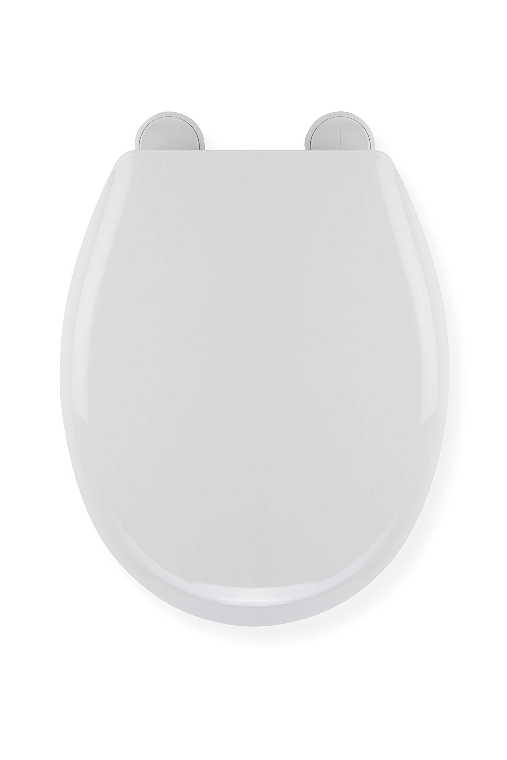 Croydex Sit Tight Huron Toilet Seat, White, 45 x 36 x 5 cm