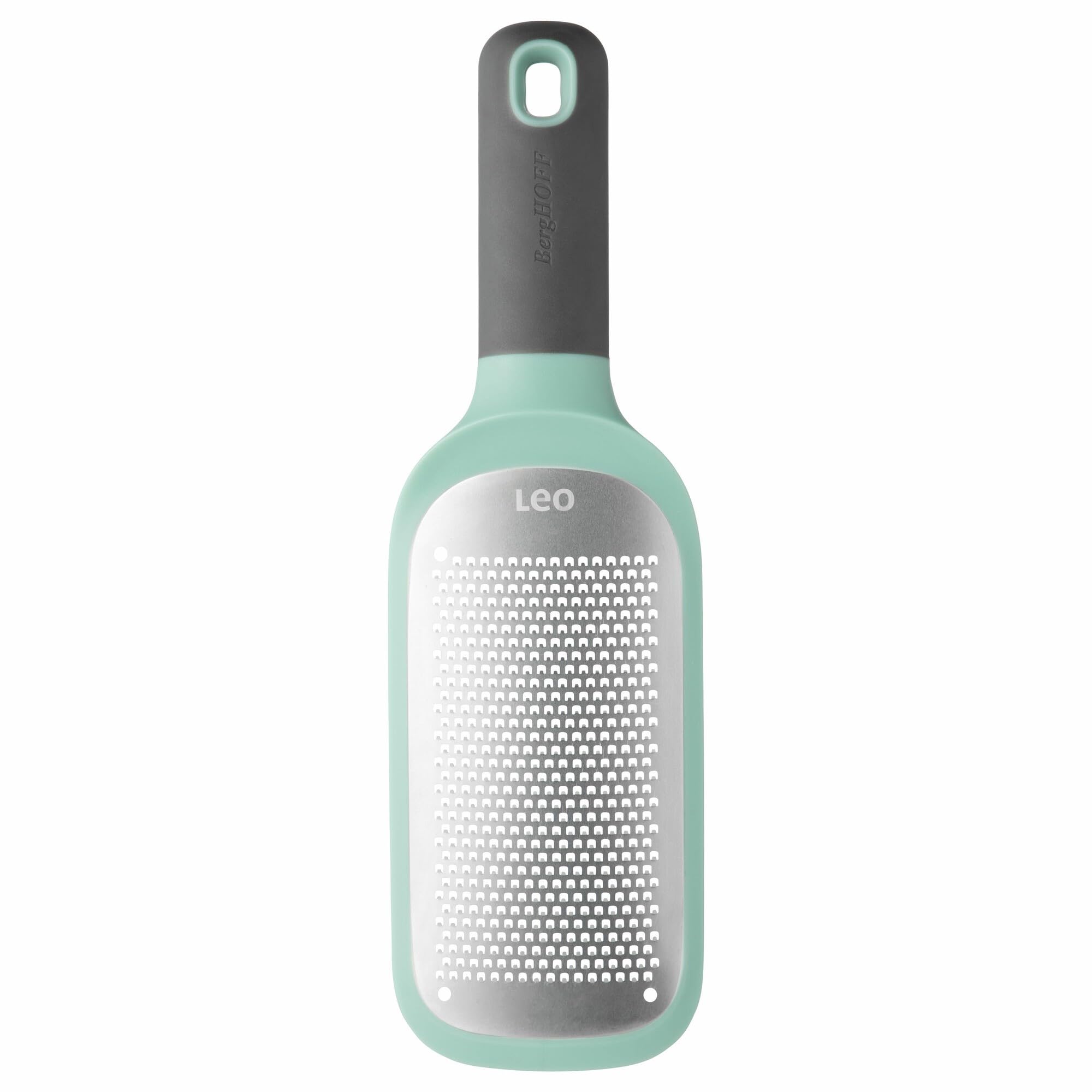 BergHOFF 3950201 – Grater (Flat Grater, Green, Stainless Steel, 18/10 Cr.Ni. Stainless Steel, Polypropylene (PP), 270 mm), Fine Grater