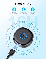 Mohard Car Bluetooth AUX Adapter 5.3 Receiver Mini Dual Connection 16H view 7