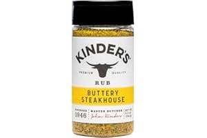 LJJ Organic Buttery Steakhouse Rub Kinder 5.5 Ounce