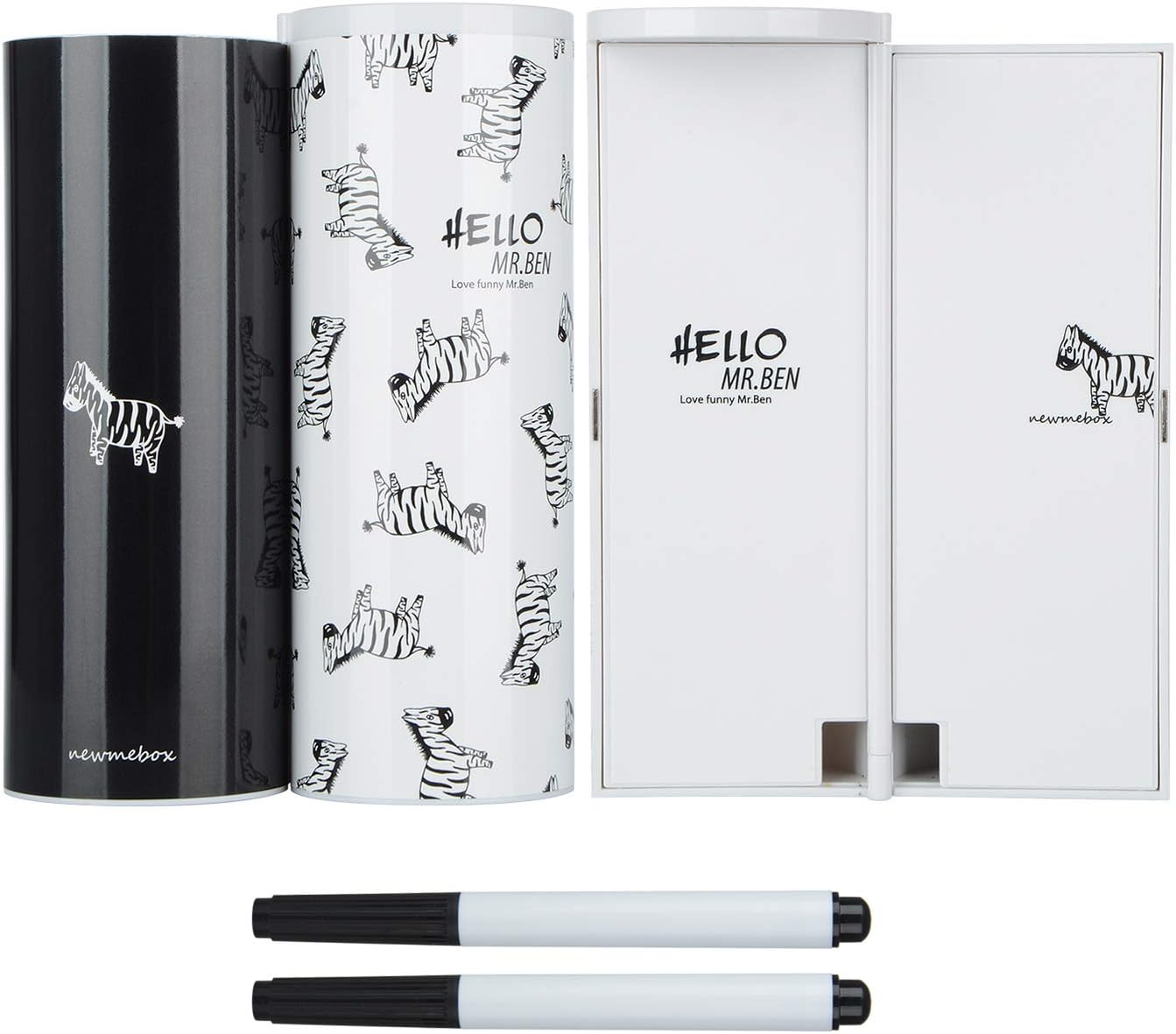 Amazon Wulide ペンケース 筆箱 筒形 可愛い 文房具ボックス クリエイティブ 筆入れ 文具収納 ペンボックス ミラーと電卓付き 多機能 大容量 男女兼用 通学 入学のプレゼント ペンケース 文房具 オフィス用品