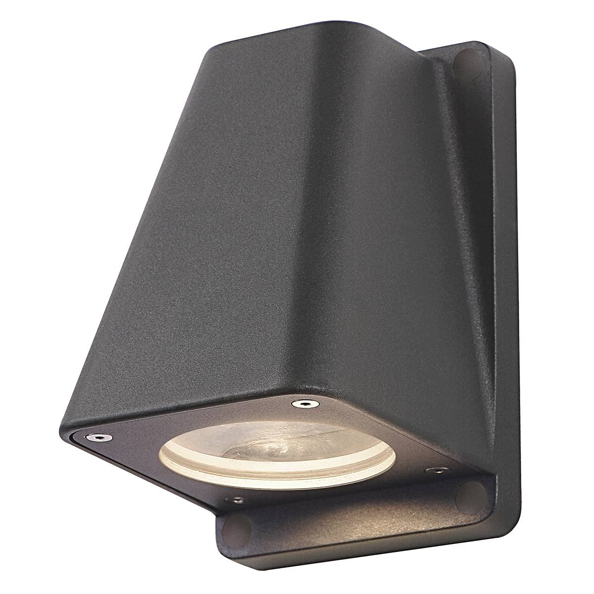 SLV Surface-Mounted Wall Light WALLYX/Illumination for Walls, Paths, entrances, LED Outdoor spot, Surface-Mounted Outdoor Light, Garden lamp / GU10 IP44 50W Anthracite