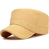 YeeHeen Cadet Hat Flat Top Hats Army Military Caps for Men Women