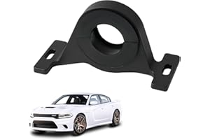 Camotokiit New Center Bearing Support Solution for Dodge Charger Challenger Scat Pack（for 2015 UP Charger/Challenger/300 ScatPack Hellcat 394 RWD and AWD V6 and V8 All Trims） (Black)
