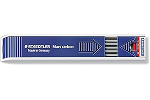Staedtler Mars Carbon Lead, 2mm, 4B, 12 Lead (200-4B)