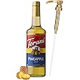 Pineapple Syrup for Coffee 25.4 Ounces Coffee Syrups and Flavors with Jimoco Pump Syrup Dispenser