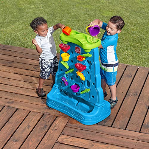 Step2 Waterfall Discovery Wall DoubleSided Outdoor Water Play Set