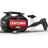 CRAFTSMAN Electric Pressure Washer, Cold Water, Lightweight Corded Power Washer for Cars, Driveways, Patio and Garage, Powerful 1700-PSI, 1.2-GPM, Compact, Easy to Use (CMEPW1700)