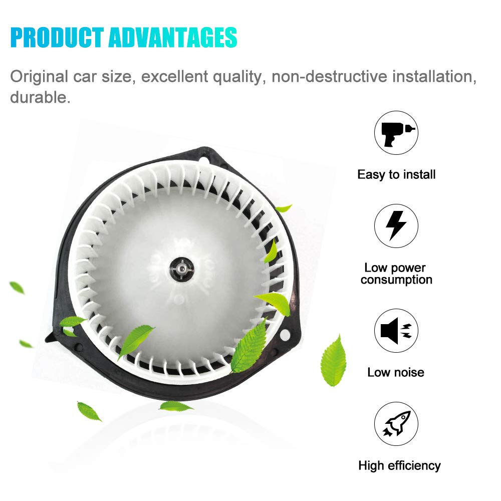 AC Heater Blower Motor Fan For 2004-2016 Chevy Impala, Monte Carlo, Pontiac Grand Prix, Buick LaCrosse