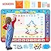 Fansteck Water Drawing Mat 60x40 inch, Large Water Doodle Mat with Storage Bag, Aqua Magic Doodle Mat with 26 Accessories, Educational Toys and Idea Gifts for Boys, Girls Age of 2 3 4 5 6 7 8