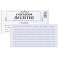 16 Pack Check Registers for Personal Checkbooks, Blank Checkbook Registers for Personal or Businesses Use, Check Register Books to Log Transaction and Track Payments, Deposits, Finances