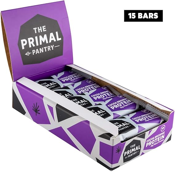 The Primal Pantry Protein Bars Cocoa Brownie Protein Bars 15 X