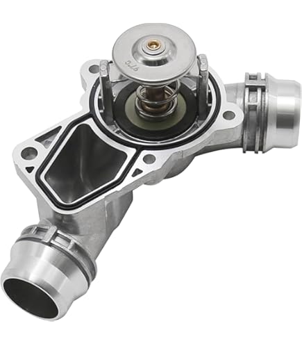 MILIPARTS Aluminum Engine Coolant Thermostat Housing Assembly With Sensor Compatible With BMW E36 E39 E46 E53 E85 X3 X5 Z3 Z4 320i 323i 325i 328i 330i 525i 530i OE11537509227 11531437040 11531436823