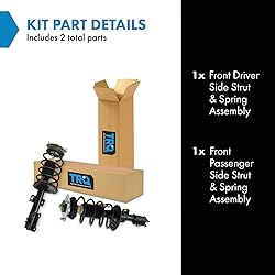 TRQ Front Strut & Coil Spring Assembly Set Driver