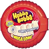 HUBBA Bubba Bubble Tape Snappy Strawberry Bubble Gum 1.8 m (Pack of 12)
