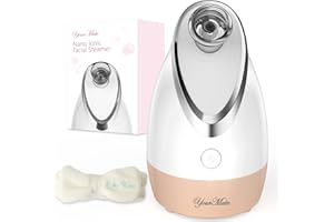 YourMate Facial Steamer Nano Ionic Face Steamer, Adjustable Nozzle with Aromatherapy Warm Mist for Sinuses Moisturizing Unclogs Pores, Facial Vaporizador