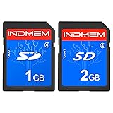 INDMEM SD Card 1GB + 2GB， Class 4 Flash Memory