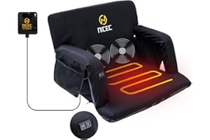 Nice C Stadium Seat, Heated Massage Bleacher Chair, Estrade Chair, Bleacher Chair, Heated Stadium Seats with Backs, Reclining