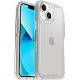 OtterBox iPhone 13 mini & iPhone 12 mini Symmetry Series Case - CLEAR, ultra-sleek, wireless charging compatible, raised edges protect camera & screen