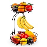 Auledio Iron 2-Tier Countertop Fruit Vegetables