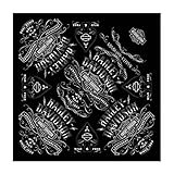 Harley-Davidson Women's Wild & Free Bandana, 24 x 24 inch, Black BA16730