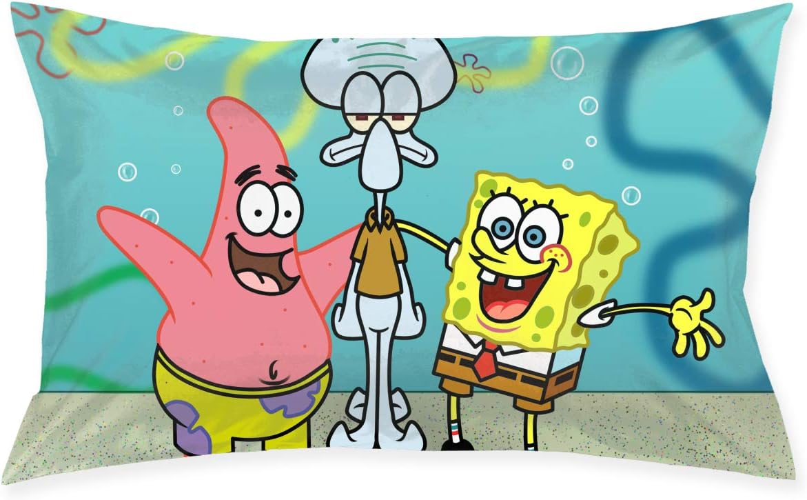Pillow Cases Spongebob Squarepants and Friends Standard Pillow Covers 20"x 30"