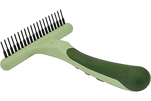 Coastal Pet - Safari Dog Undercoat Rake - Dog Grooming Rake - Gentle Dematting Comb for Dogs - Effective Deshedding Comb - Pet Grooming Tools - Single Row