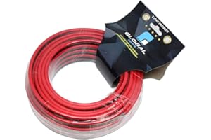 Globaltone Audio Stereo Fire Retardant CCA Speaker Wire Cable – Premium Canadian Brand (10 AWG, 50 ft)