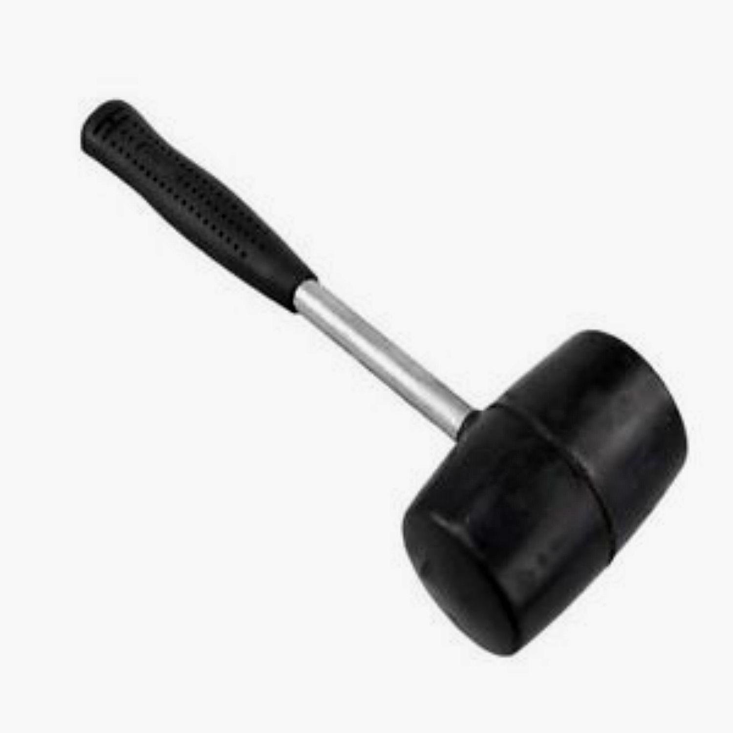 Marksman 16OZ 16 OZ RUBBER MALLET/HAMMER WITH STEEL SHAFT