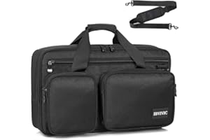 IBVIVIC DJ Controller Case Compatible with Pioneer Dj Pioneer, Carrying Bag for Pioneer DJ DDJ-FLX4/DDJ-400/DDJ-REV1/DDJ-SB3 