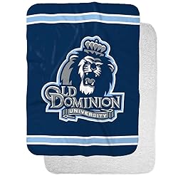 Old Dominion University Primary Logo Stripes Sherpa