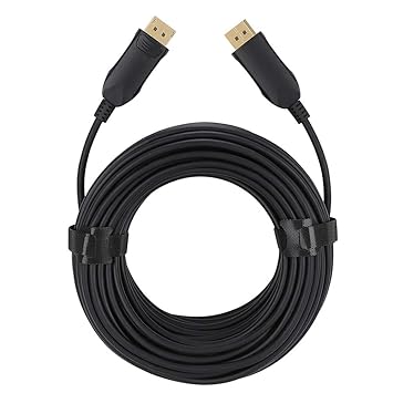 Lazmin Cable HD de Fibra óptica 4K 60Hz Transmisión rápida de Alta ...