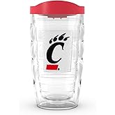 Tervis Cincinnati Bearcats - Primary Logo Made in USA Double Walled Insulated Tumbler Travel Cup Keeps Drinks Cold & Hot, 10oz, Classic