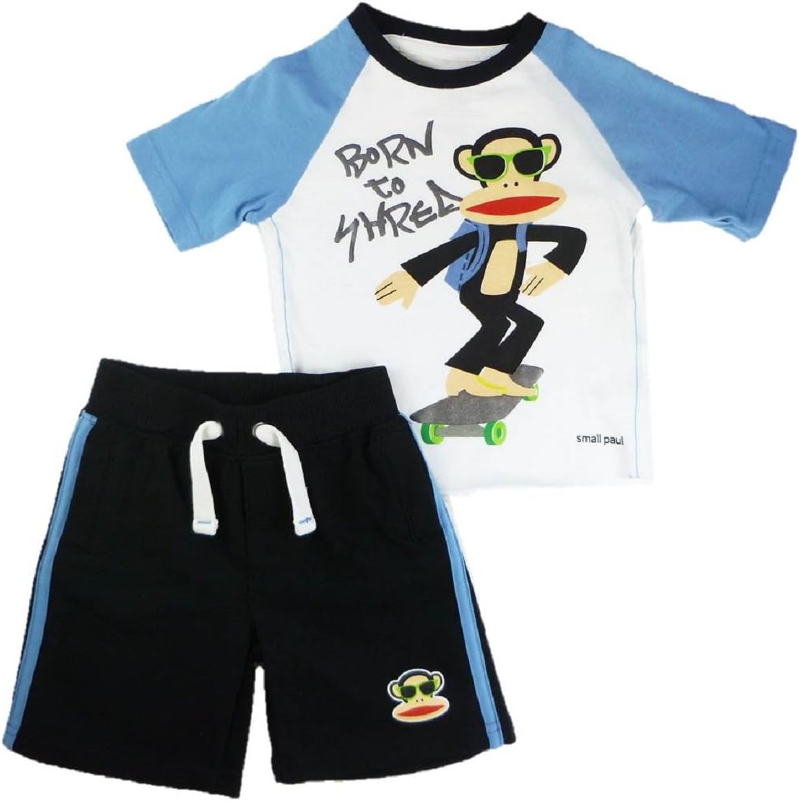 Julius Monkey Baby Boy's 2-pc "Born to Shred" Shorts Set (12 Months)