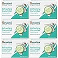 Himalaya Refreshing Cucumber Cleansing Bar, Face and Body Soap for Soft Skin, 4.41 oz, 6 Pack