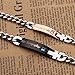 PiercingJ Stainless Steel CZ Love for Men Women Couple Bracelet Link Chain Wrist Bangles Gift Set for Lover