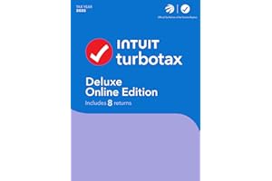 TurboTax Deluxe Online Edition 2025 - 8 Returns - English - Online Version [PC/Mac Online Code]