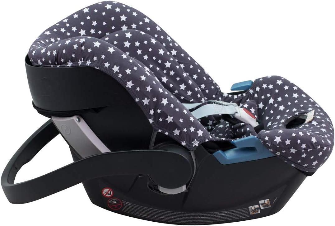 JYOKO KIDS Baby Car Seat Cover Liner Compatible with Cybex Aton Cloud- Q-M-2-4-5, Made with Soft and Organic Cotton - Image 4
