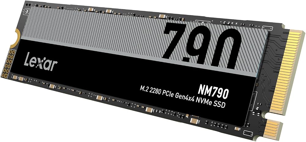 Lexar NM790 2TB M.2 2280 PCIe Gen4x4 NVMe SSD Read 7400MB/s Write 6500MB/s