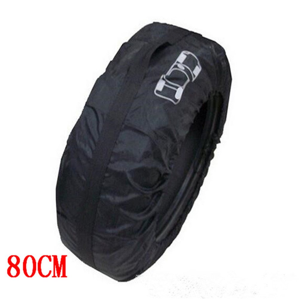 Black Car 1316'' ,1720'' Spare Tire Tyre Wheel Cover Bag