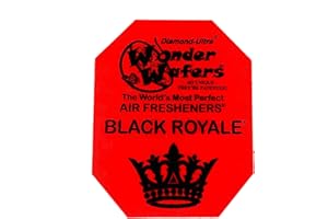 Wonder Wafers 25 CT Individually Wrapped Black Royale Air Fresheners