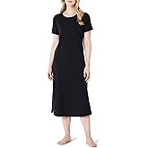 Amazon Essentials Women's Soft Cotton Blend Short Sleeve Sleep Nightgown