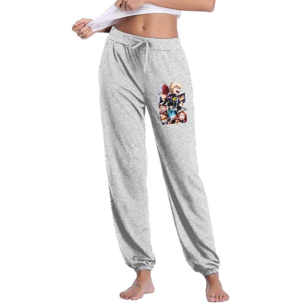 Zj0ozpjl0 My Hero Academia Women's Active Yoga Lounge Sweat Pants with Pockets
