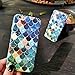 Lovely Blue Mermaid Fish Scale Hard PC Protective Back Cover Case for iPhone 6 6s 7 Plus 8 8 Plus