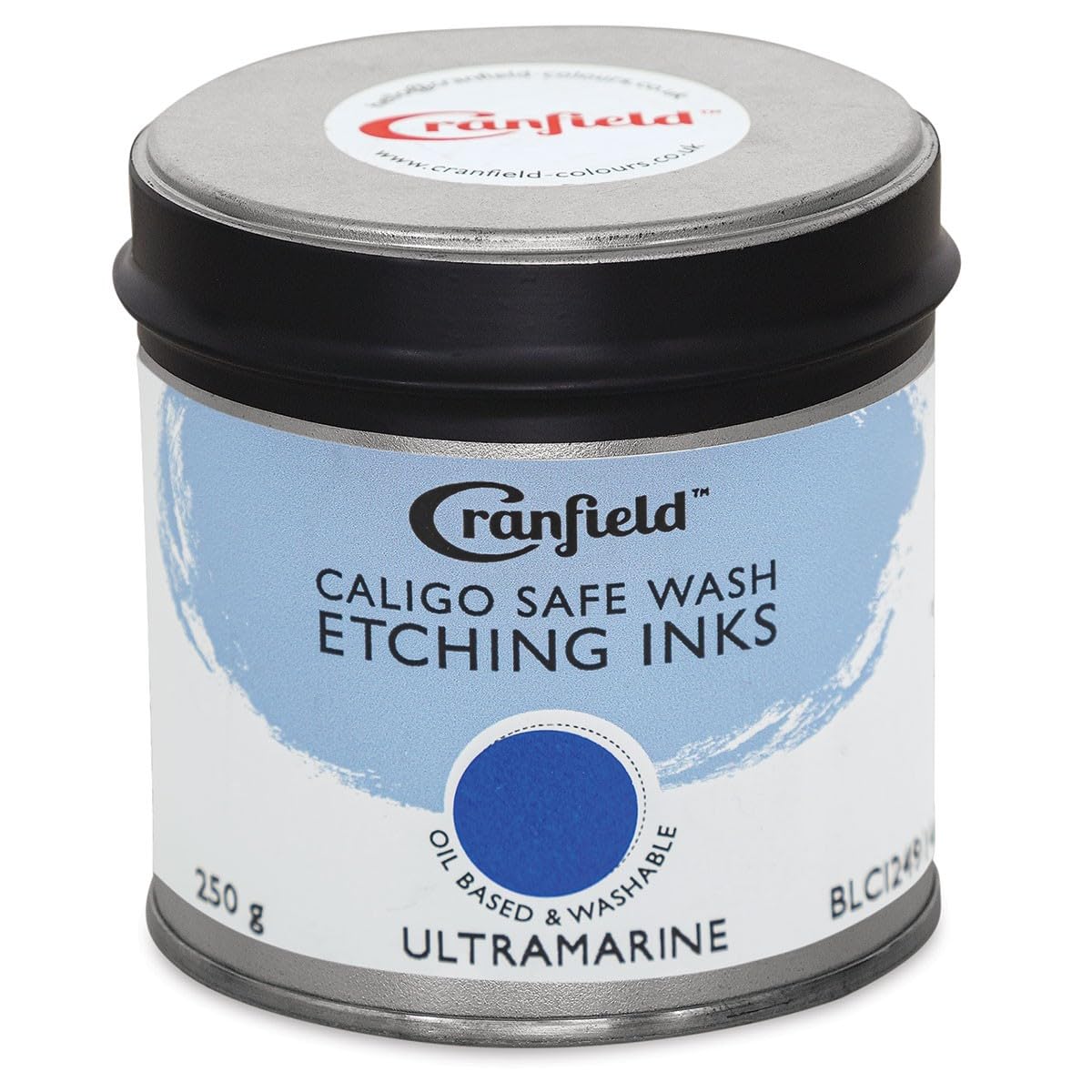 Cranfield : Caligo : Safe Wash : Etching Ink : 250g Tin : Ultramarine